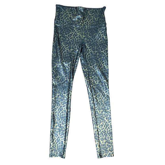 SPANX Faux Leather Leopard Shine Leggings - Small - NWOT - Picture 1 of 9